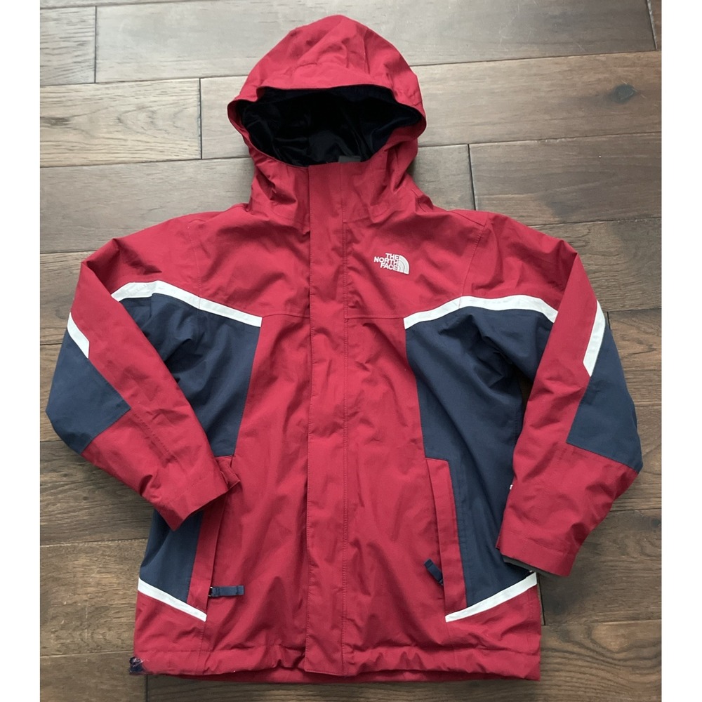 North Face Jacket Youth Large 10-12 HyVent Hooded Waterproof Outdoor‎ Coat